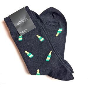 J.Crew Men's Celebration Style Theme Graphic Design Trouser Socks OS NWT